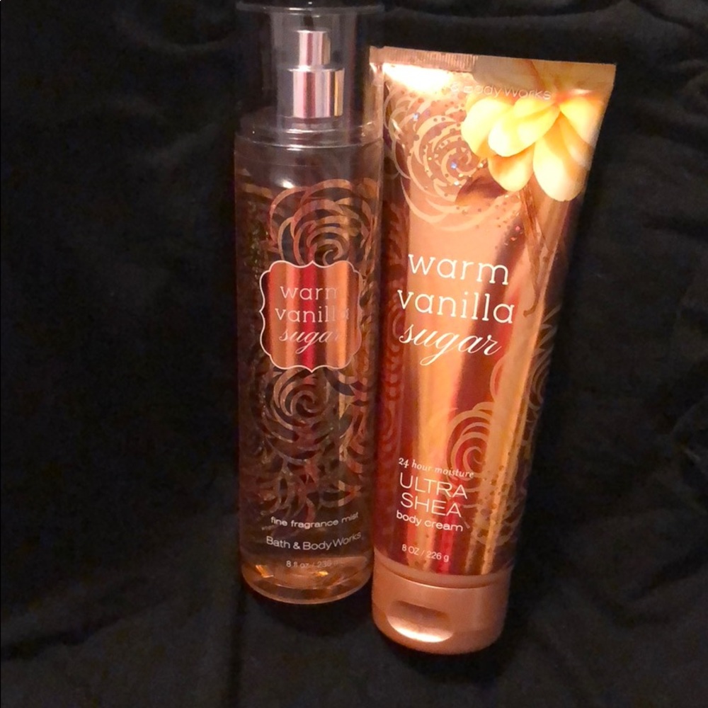 Warm Vanilla Sugar mist and body cream